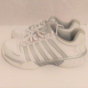 K-Swiss Size 8.5 White / Gray